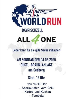 Alle for one, Wings for Live Lauf in Bayrischzell