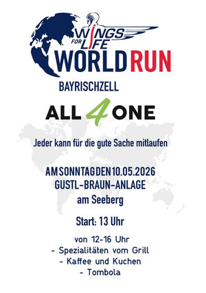 Alle for one, Wings for Live Lauf in Bayrischzell